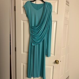 Statue of Liberty/Goddess Teal Draped Women's Costume w/ matching crown/torch